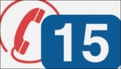 Le 15 permet d'aviser le SAMU :