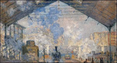 Art : A quelle gare parisienne Claude Monet a-t-il consacré une série de 12 toiles ?