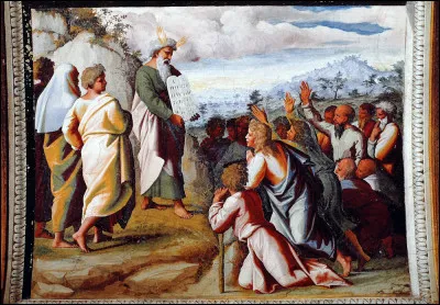 Et voici "L'Adoration du Veau d'or. Qui est le peintre ?