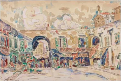 Qui a immortalisé ce "Jour de marché" ?