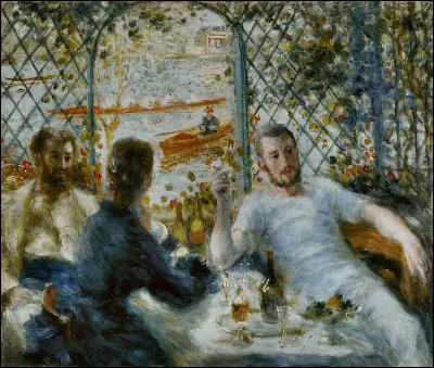 Voici son "Déjeuner au bord de la rivière" :