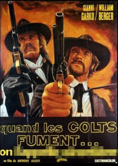 1971 > Il s'agit de compléter ce titre à rallonge : "Quand les colts fument, on ..."