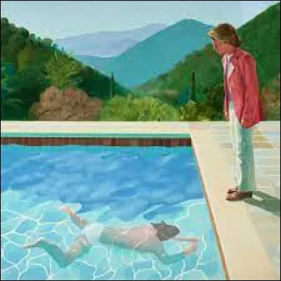 Quel artiste a peint "Portrait d'un Artiste (Piscine à Deux Personnages)" ?