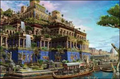 Où se situaient les jardins suspendus qui faisait partie des sept merveilles du monde antique ?