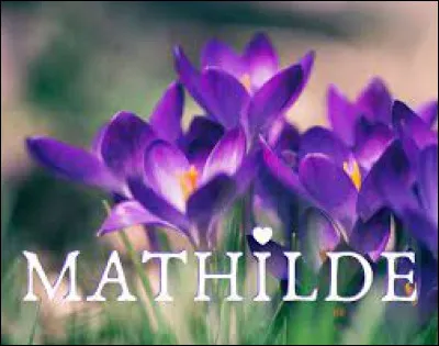 Laquelle de ces actrices française se prénommait Mathilde ?