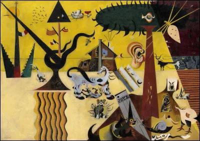 A quel peintre espagnol, figure du surréalisme, doit-on la toile "La Terre labourée" ?