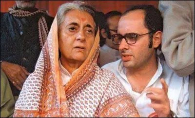 Quel était le prénom du fils d'Indira Gandhi, pressenti pour lui succéder mais qui décédera à l'âge de 33 ans dans un accident d'avion ?