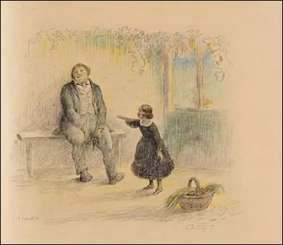 Dans le roman "Madame Bovary" de Flaubert, que tient entre ses doigts Charles Bovary au moment de sa mort ?