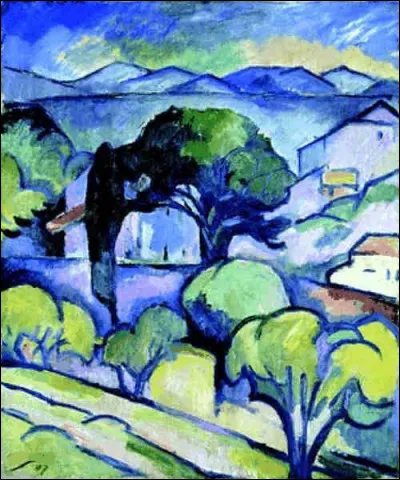 Qui a représenté ce paysage de l'Estaque ?