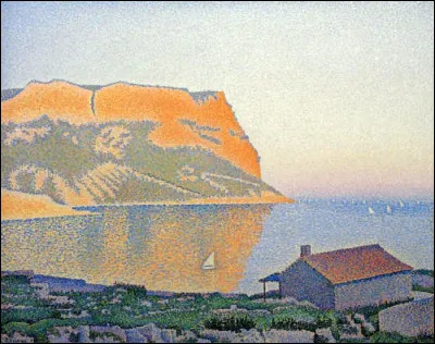 Et enfin voici Cassis, cap Canaille par l'artiste :