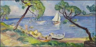 Qui a représenté ces voiliers à saint-Tropez ?