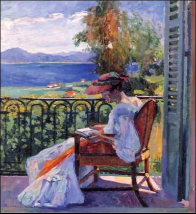 Qui a peint sa femme sur le balcon de la villa derrière Saint-Tropez ?