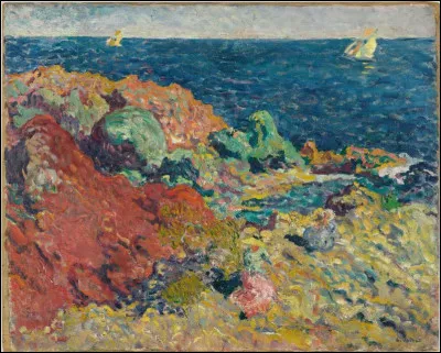 Qui est le peintre des "Roches rouges à Anthéor" ?