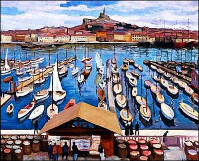 Qui a peint "Le Port de Marseille" ?