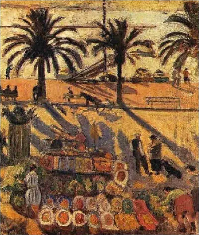 Qui a peint "le Marché de Sanary" ?