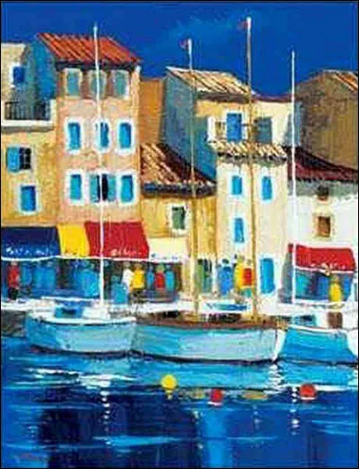 À qui doit-on cette toile de Saint-Tropez ?