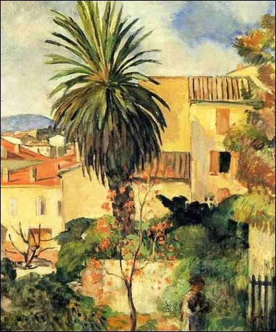 Qui a réalisé ce paysage de saint-Tropez ?