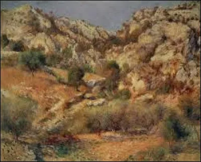Qui a peint "Les Rochers à l'Estaque" ?