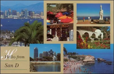 Quelle est cette ville de Californie connue pour son climat agréable, ses plages et ses bases navales où stationne la plus grande flotte de guerre du monde ?