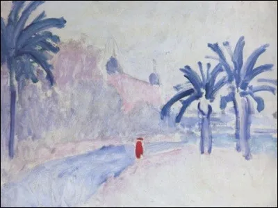 Qui a peint "La Croisette à Cannes" ?