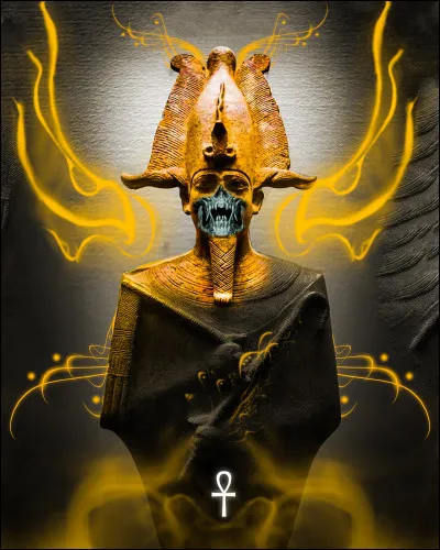 Ce Dieu était aussi vénéré que redouté : s'il incarnait l'espoir d'une renaissance après le trépas, il présidait aussi le tribunal implacable qui délivrait le "passeport" de chaque défunt pour l'au-delà. Qui est-il ?