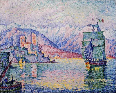 Qui a immortalisé "Antibes le soir" ?