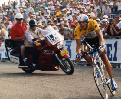 En quelle année le cycliste espagnol Miguel Indurain a-t-il remporté son premier Tour de France ?