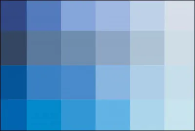 Laquelle de ces propositions désigne une nuance de bleu ?