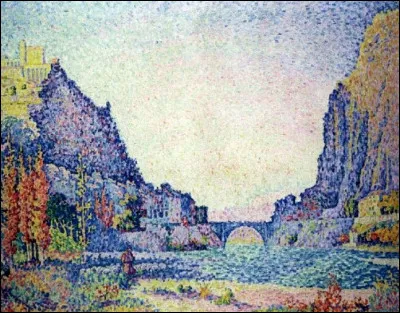 À qui doit-on cette peinture pointilliste de Sisteron ?