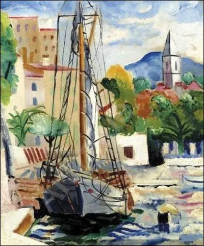 Qui a repr&eacute;sent&eacute; ces bateaux dans le port de Martigues ?