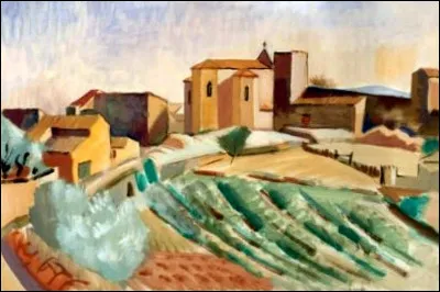 Son uvre s'intitule "Sur les routes de Provence" :