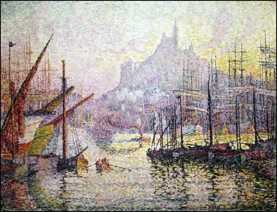 C'est le port de Marseille, par qui est effectué ce tableau ?