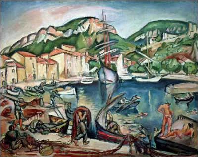 Ici, il s'agit du port de la Ciotat, par quel artiste ?