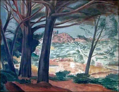 Qui a représenté "La Forêt à Martigues" ?