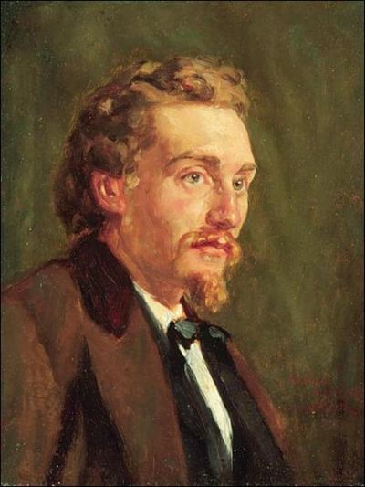 Qui est le crateur de l'oeuvre suivante : 'Portrait d'homme', huile sur carton, 1873 ?