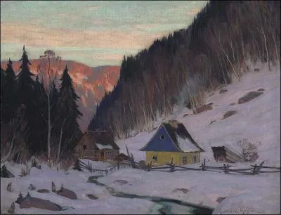 Qui est le crateur de l'oeuvre suivante : 'Ferme dans les Laurentides', huile sur toile, v. 1919 ?