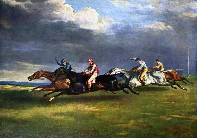 À qui doit-on la toile "Le Derby d'Epsom" ?