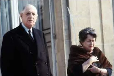 Quel était le prénom de la femme de Charles de Gaulle ?