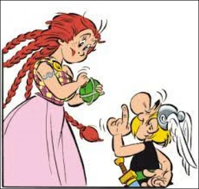 Quel est le nom du personnage en compagnie d'Astérix ?