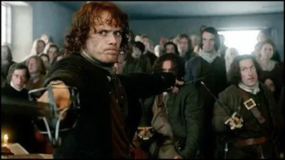 Jamie arrive encore une fois à temps pour sauver Claire. Que dit-il ? (Plusieurs réponses attendues)