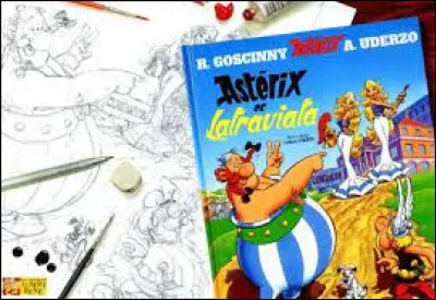 Que fête-t-on au début de l'album "Astérix et Latraviata" ?