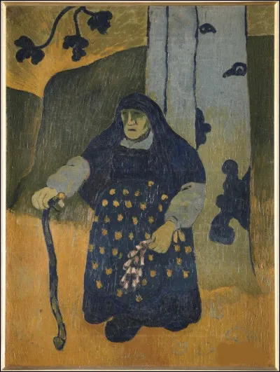 Et enfin qui est le peintre de cette "Vieille Bretonne sous un arbre" ?