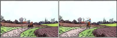 Dans "Les Bijoux de la Castafiore", Tintin se rend au village pour chercher l'équipement d'un élagueur. Comment s'y rend-t-il et quel est le nom de ce dernier ?