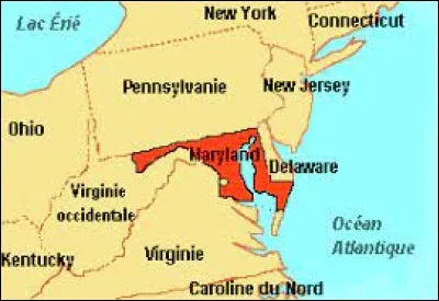 Nous commençons dans le Maryland, où le capitale est ...