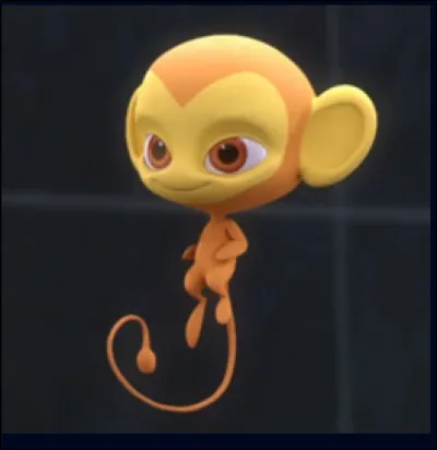Voici le Kwami du singe, actuellement utilisé par Kim. Quel est son nom ?