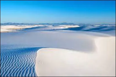 Nouveau-Mexique : Quel est le nom de ce désert de sable blanc composé de gypse ?