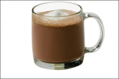 Une boisson chocolatée peut se boire...