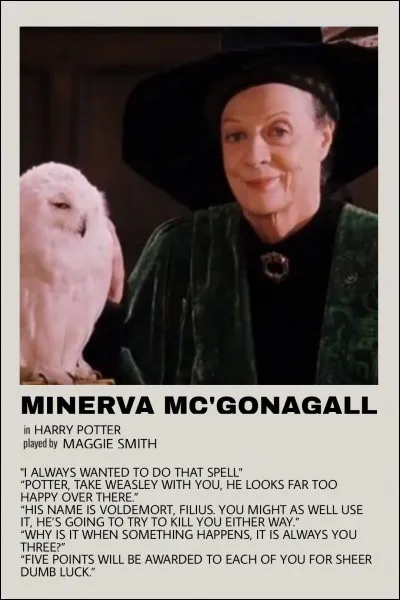 Qui est le professeur de métamorphoses ?