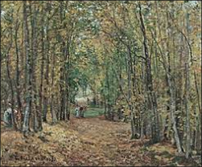 À quel peintre doit-on ce tableau intitulé "La Forêt de Marly" ?