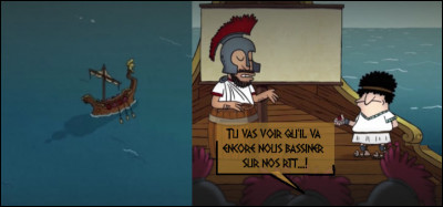 Nous rejoignons l'Odyssée sur une mer calme, en pleine réunion stratégique du capitaine Ulysse. À quoi fait allusion l'un de ses compagnons, dans ce contexte ?